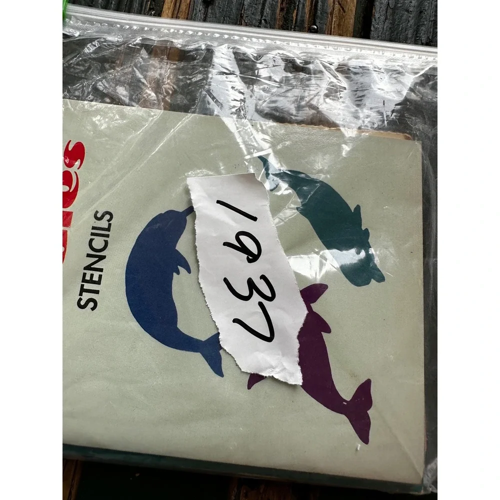 Dover Little ‎ Books Sea Life Fish Whales Stencils Paul E Kennedy Lot of 3